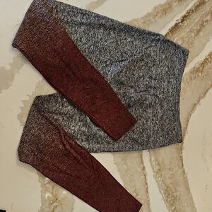 Beyond Yoga Spacedye Black/Grey/Red Leggings